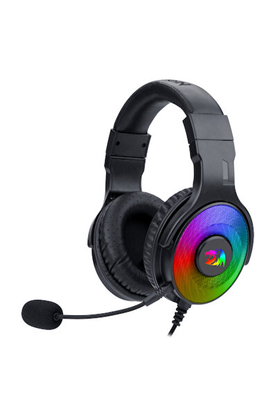 REDRAGON Геймърски слушалки Pandora, 7.1 Surround, RGB осветление, USB, Черни