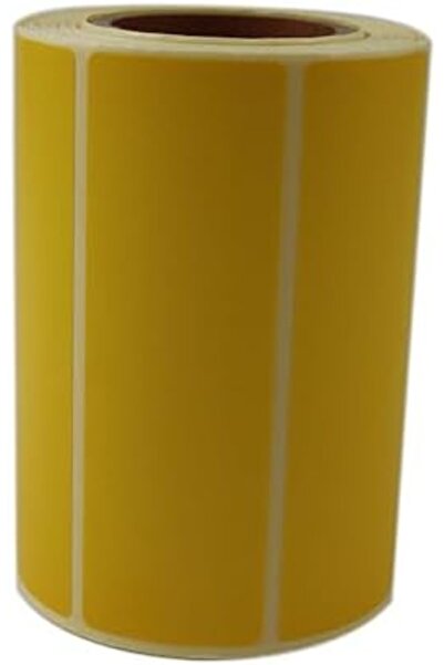 Nacario Nrcrioshop Yellow Background Printed Coated Labels 100mm X 30mm 500 P...