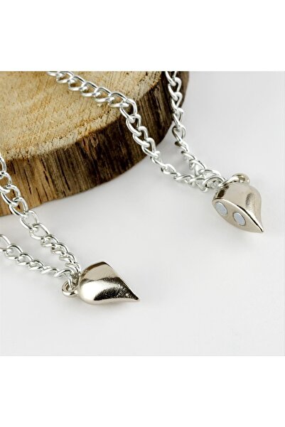 Marsilyan Heart Figured Necklace Ilkel-Bjt940