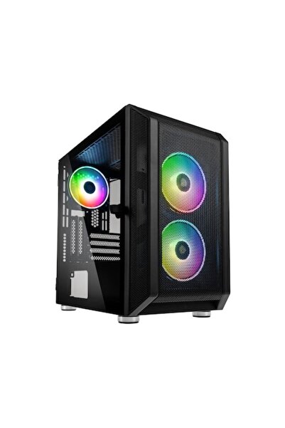 Kolink Кутия Citadel Cube Mesh ARGB, Mini-ITX, Micro-ATX, Черна