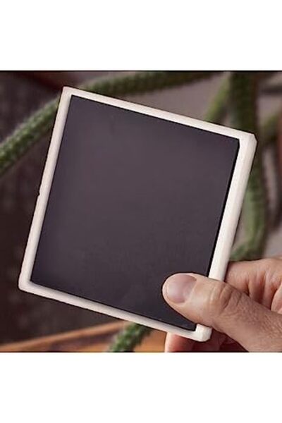 Nacario Nrcrioshop Happy Girl Stone Coaster Set - 4 Pieces - Decorative, Rust...