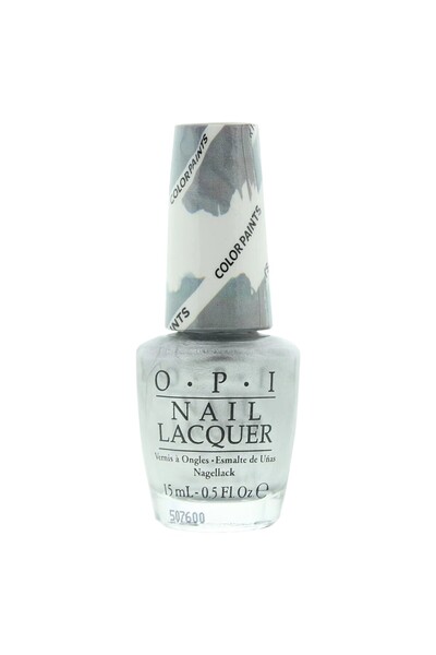 OPI , Strat de bază Silver Canvas, metalic, Lac de unghii, OSC72NLP19, Silver...