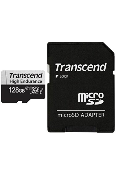 Transcend 128GB microSD Card with Adapter U1, High Endurance
