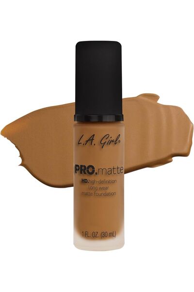 L.A. Girl Pro Mattte Hight Definition Long Wear Matte Foundation 30ml, Soft H...