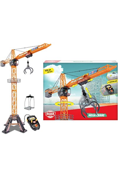 Dickie Toys Мега кран на Дики с дистанционно управление, височина 120 см