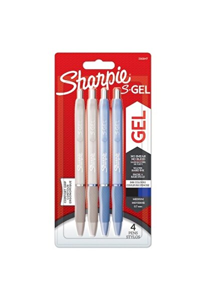 Sharpie КОМПЛЕКТ ГЕЛ АВТОМАТИЧНИ 0.7 ГР СИНЬО/ЧЕРНО 4 БРОЯ