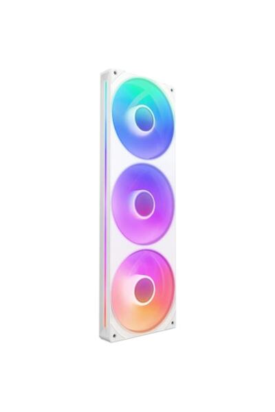 Nzxt Комплект вентилатори за процесор F360 с бял RGB панел
