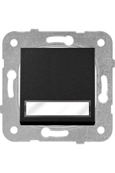 Nacario NrcrioShop / آلية جرس مزودة بملصق مضيء باللون الأسود وزر/غطاء 24 فولت...