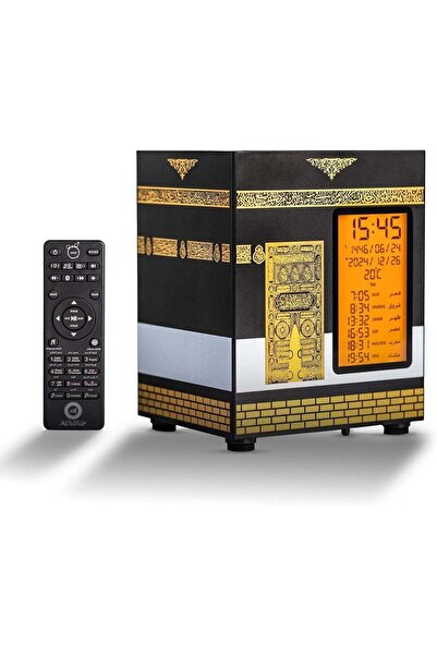 Generic BUYCO Kabba Design Islamic Azan Clock with Remote and Full Prayer Tim...