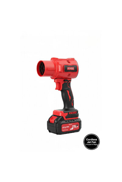 auhma Ahv-18 21V 32.000 RPM Turbo Şarjlı Hava Üfleyici Kırmızı