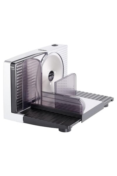 Unold Feliator electric pentru mezeluri, 100W, Curve Silver -