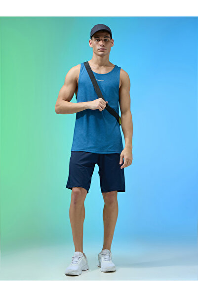 Technosport By Styli Men Melange Slim Fit Sports Shorts with TECHNOLITE