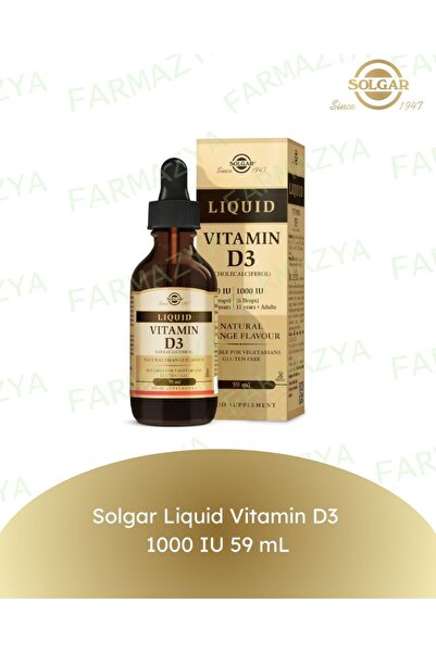 Solgar Vitamin D3 1000 IU 59 mL