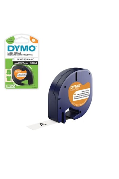 Dymo Етикети за щамповане LetraTag 12 мм x 2 м, бели