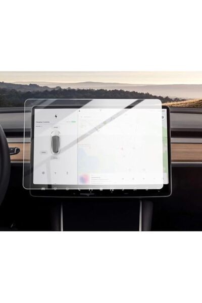 Nacario Nrcrioshop Tesla Y New 15.4 Inch Multimedia Tempered Glass Screen Pro...