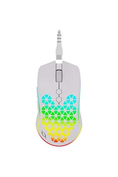 AQIRYS Polaris Gaming Mouse, 16000 dpi, RGB, White