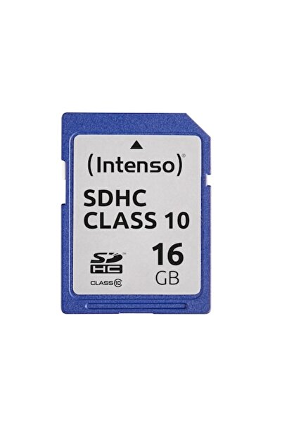 Intenso SD Card, Class 10, 16 GB, SDHC, 25 MB/s, Black