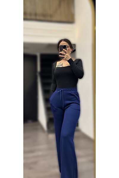 LOBOLIC Women's High Waist Wide Leg Relaxed Fit Casual Trousers