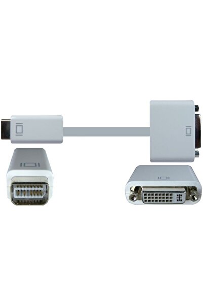 OEM Mini DVI to DVI-I (Dual Link) Adapter - 10 cm