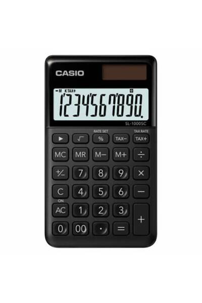 Casio SL 1000 SC BK Υπολογιστής τσέπης, μαύρος
