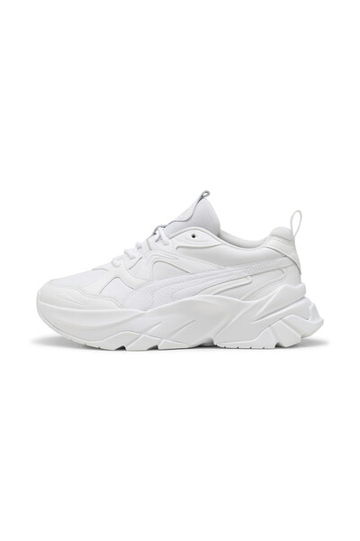 Puma Womens Sophyr Leather Sneakers - White