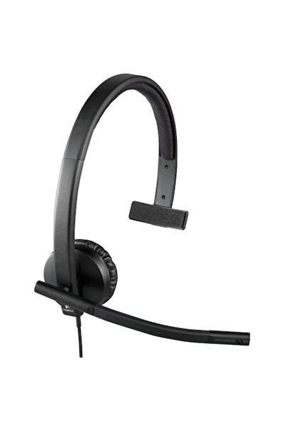 logitech Căști H570e Mono USB, Negre