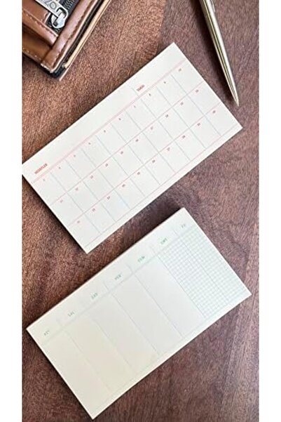 Nacario Nrcrioshop 4-Piece Desktop Undated Planner Set (Goals, Weekly Planner...