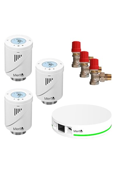 Mentor Kit de robinet termostatic Danfoss cu cap termostat inteligent