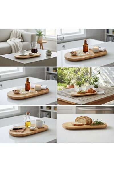 Nacario أطباق تقديم الطعام NrcrioShop بقاعدة، أطباق تقديم الطعام بامبو بقاعدة...