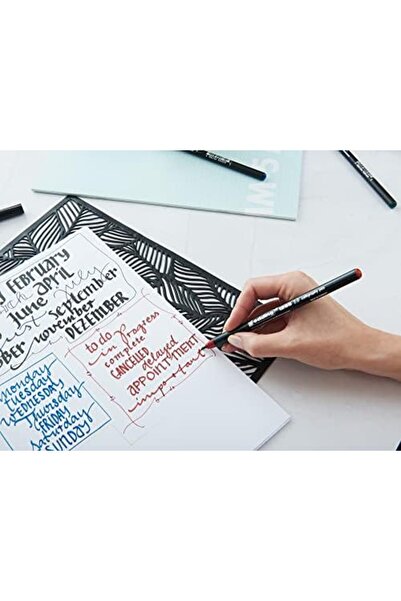 Nacario Nrcrioshop 1255 Calligraphy Pen - Black - 3 Pens - Calligraphy Tip 2 ...