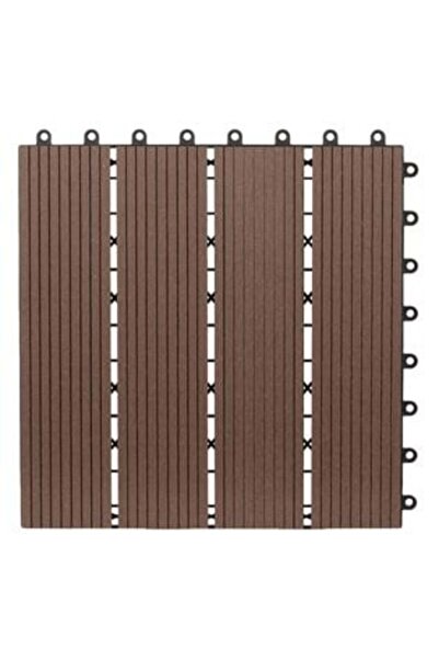 OEM Outdoor Wooden Floor Tile Brown 30 x 30 x 2 cm