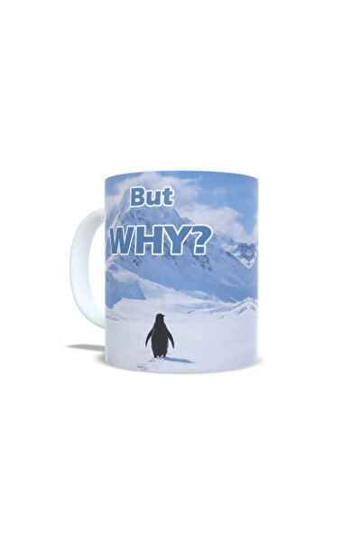 EDESİNG But Why? Nihilist Penguin Mug