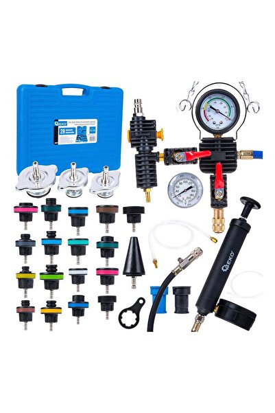 GEKO TESTER VERIFICARE SISTEM DE RACIRE AUTO, 28 PIESE - TEST PRESIUNE SI ETA...