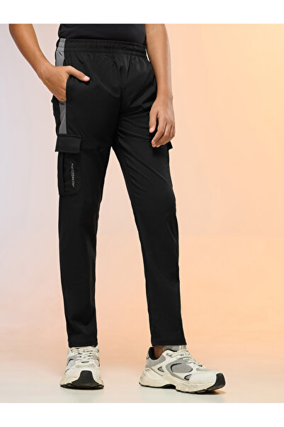 Technosport By Styli Boys Straight Fit Cargo Trackpants with TS FLEXI