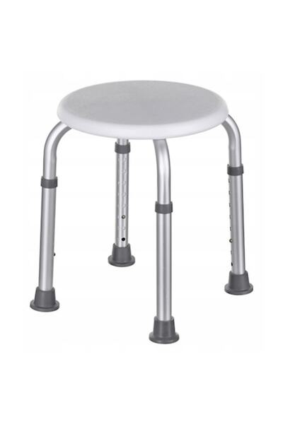 ActionMed Scaun, Aluminiu, 32cm, Reglabil 36-54cm, Maxim 110kg, Antiderapant