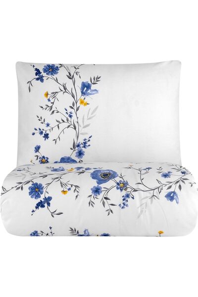 Nacario Nrcrioshop Mürdüm Flos Double Duvet Cover Set -100% Cotton , Reversib...