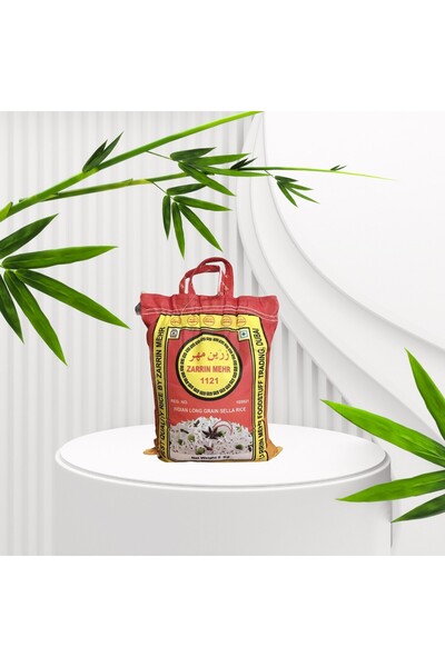 Zarrin Mehr Taze Yeni Mahsul Hint İri Taneli Pirinç 5KG