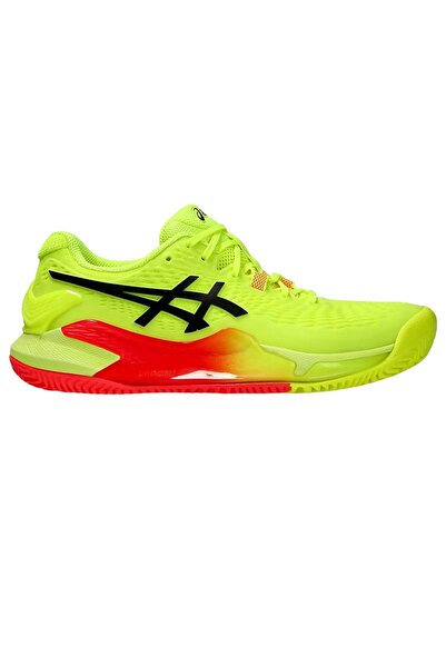 Asics Pantofi tenis dama Gel-Resolution 9 Clay Paris FW 2024-Lime/Portocaliu-...