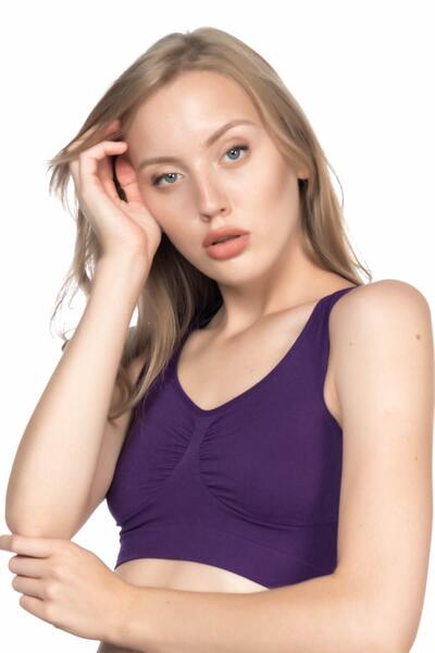 Difolia Purple Mi Emay 4001 Soft Sportsman Bustier