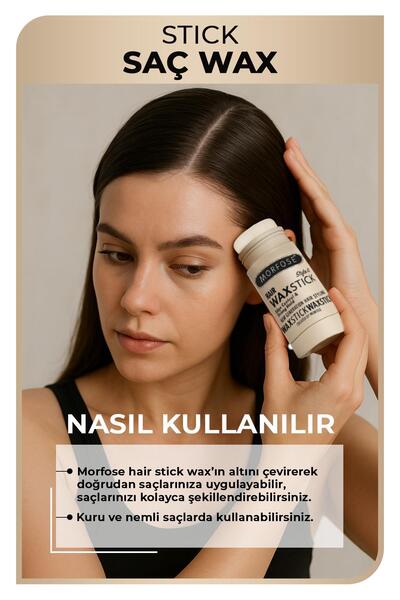 Morfose Stick Saç Wax Saç Sabitleyici Güçlü Tutuş 55 gr 2 Adet