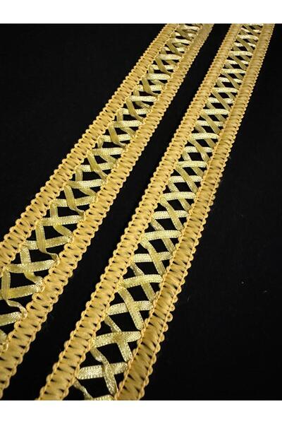 ULUPAMİR شريط زخرفي باللون الأصفر البرتقالي بطول 1 متر