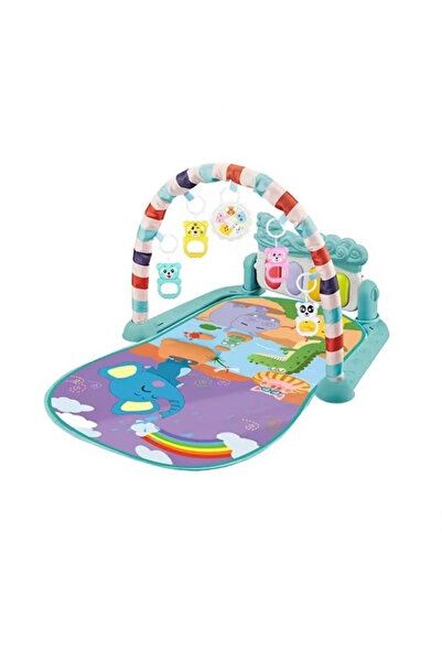 Zenva Saltea de activități 4 în 1 pentru bebeluși cu cutie muzicală și jucări...