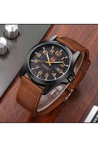 Game Straw Cord Sports Style Wristwatch for Men