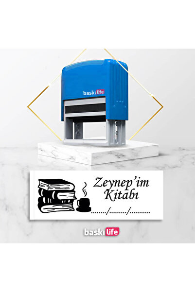 Baskı Life Pro Otomatik Kaşe Kitap Mührü Kitap Kaşesi 560