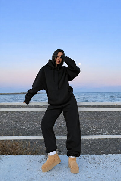 CMZ COLLECTİON Women's New Season 3-Thread Tracksuit Set with Comfortable Fit...