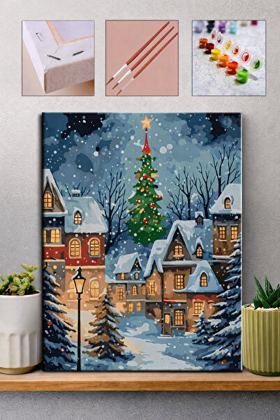 Carmen Sayılarla Boyama Seti - Huzurlu Noel