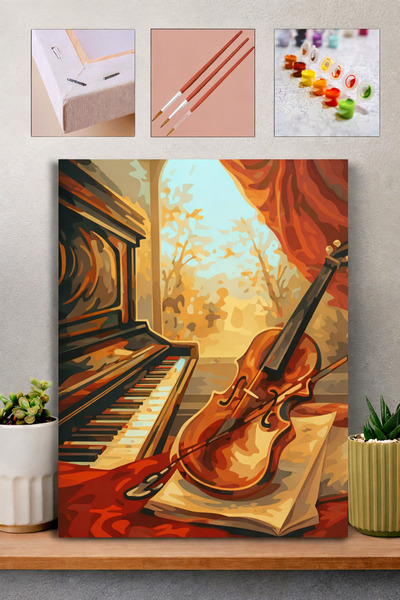 Carmen Sayılarla Boyama Seti - Keman & Piyano