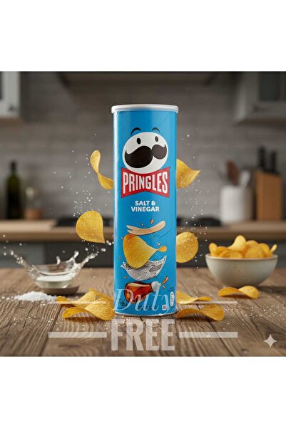 Pringles Salt & Vinegar, 165 gm