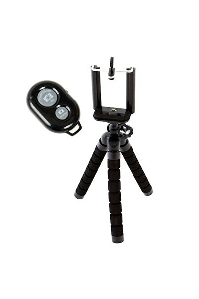 Palmonix Selfie Stick Tripod with Phone Holder and Universal Bluetooth Remote