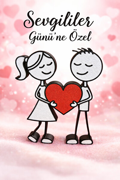 OEM ❤️ Kalpli Sevgili Figürü | Sevgililer Günü Özel Dekoratif Biblo | Romanti...